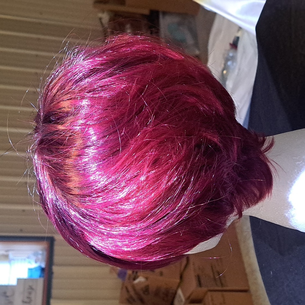 NEW Dark Wine SEX KITTEN WIG - Picture 7 of 9